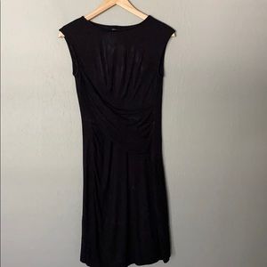Kut from the Kloth Black Wrap Knit Dress